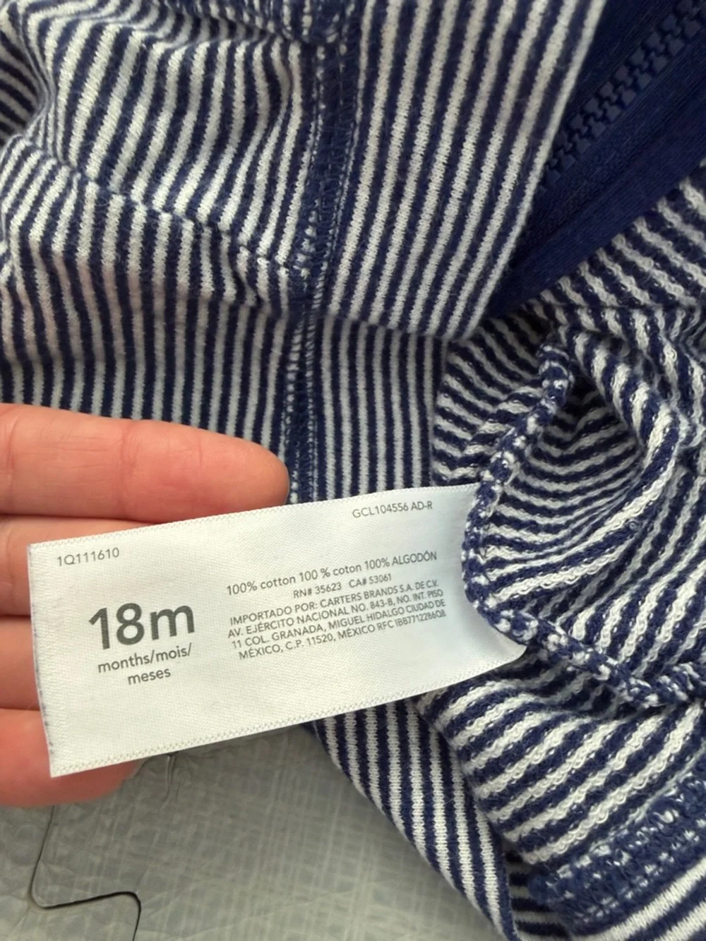 BOGO Carter’s - Elephant & Stripe Outfit, 18 months